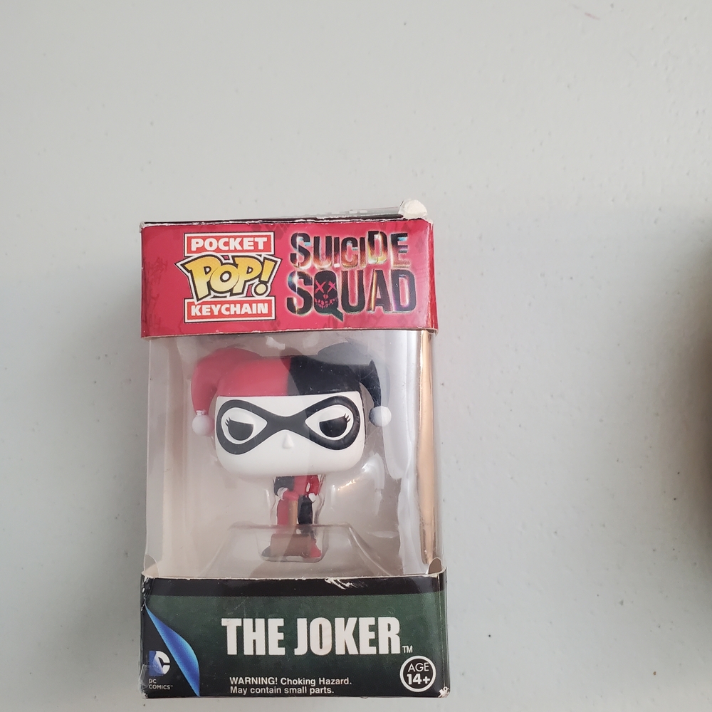 Funko Pocket Pop Keychain - The Joker in Red, Black, and White